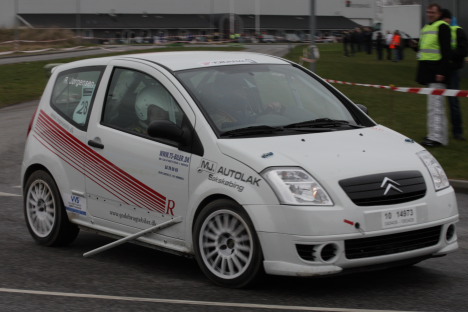 Rudi Jørgensen i Citroën C2 R2.
(Foto: Motorsporten.dk)